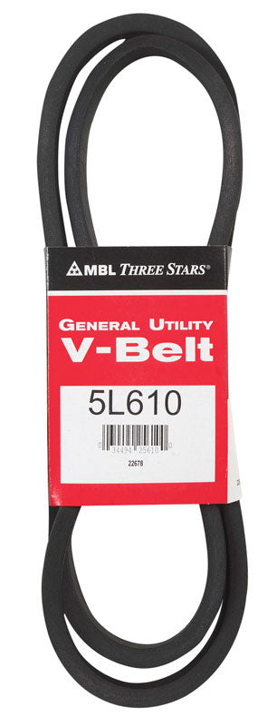 Mitsuboshi FHP General Utility V-Belt 0.63 in. W X 61 in. L For Fractional Horsepower Motors