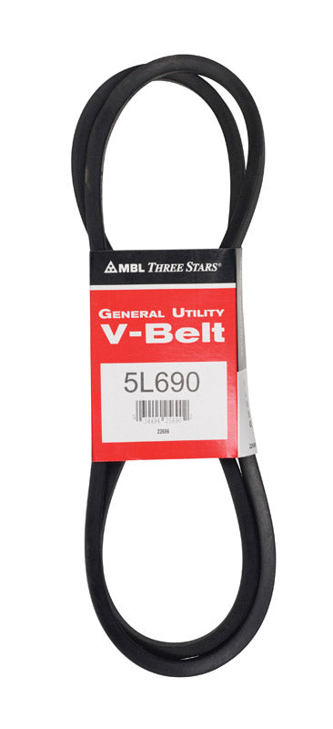 Mitsuboshi FHP General Utility V-Belt 0.63 in. W X 69 in. L For Fractional Horsepower Motors