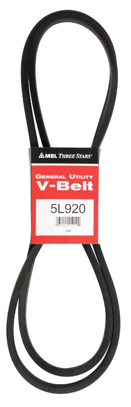 Mitsuboshi FHP General Utility V-Belt 0.63 in. W X 92 in. L For Fractional Horsepower Motors