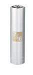 Craftsman 7/16 in. X 3/8 in. drive SAE 12 Point Deep Socket 1 pc