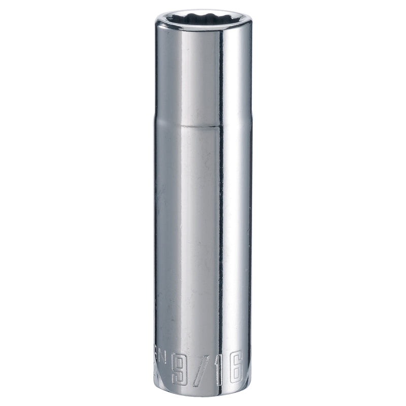 Craftsman 9/16 in. X 1/2 in. drive SAE 12 Point Deep Shallow Socket 1 pc