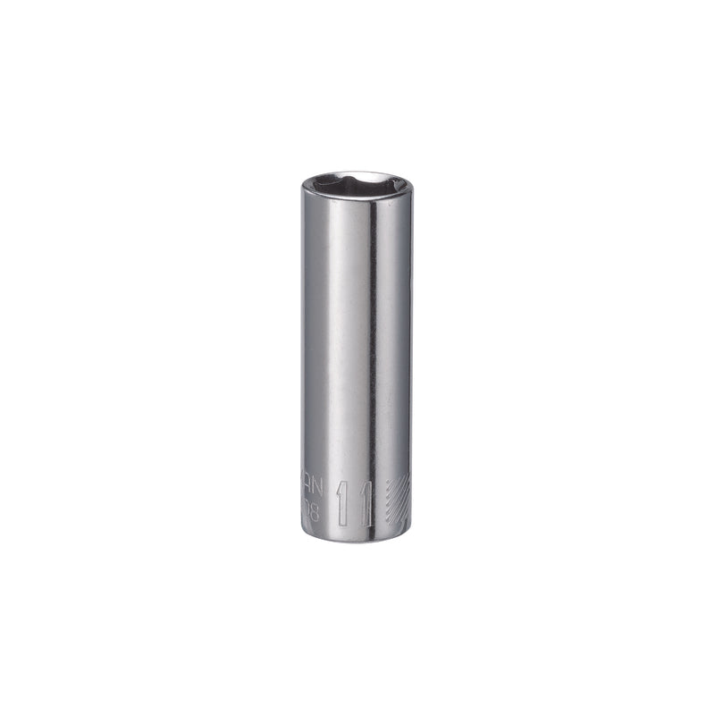 Craftsman 11 mm X 1/4 in. drive Metric 6 Point Deep Deep Socket 1 pc