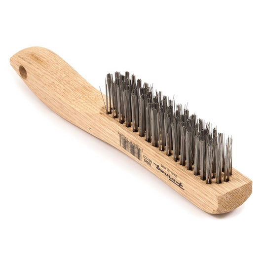 Forney 9.5 in. L X 10.25 in. W Scratch Brush Stainless Steel 1 pc
