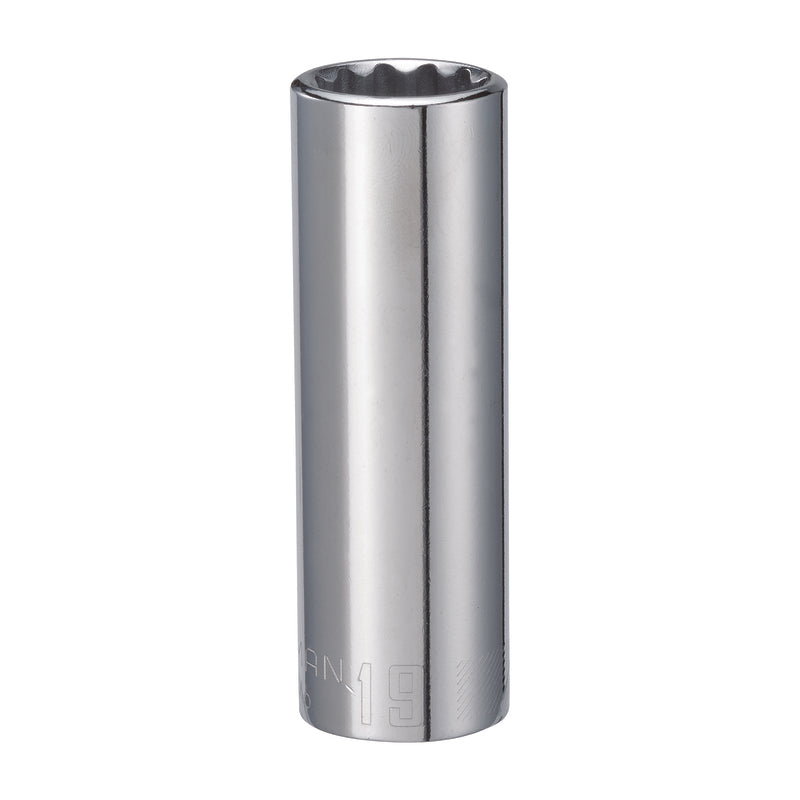 Craftsman 19 mm X 1/2 in. drive Metric 12 Point Deep Socket 1 pc