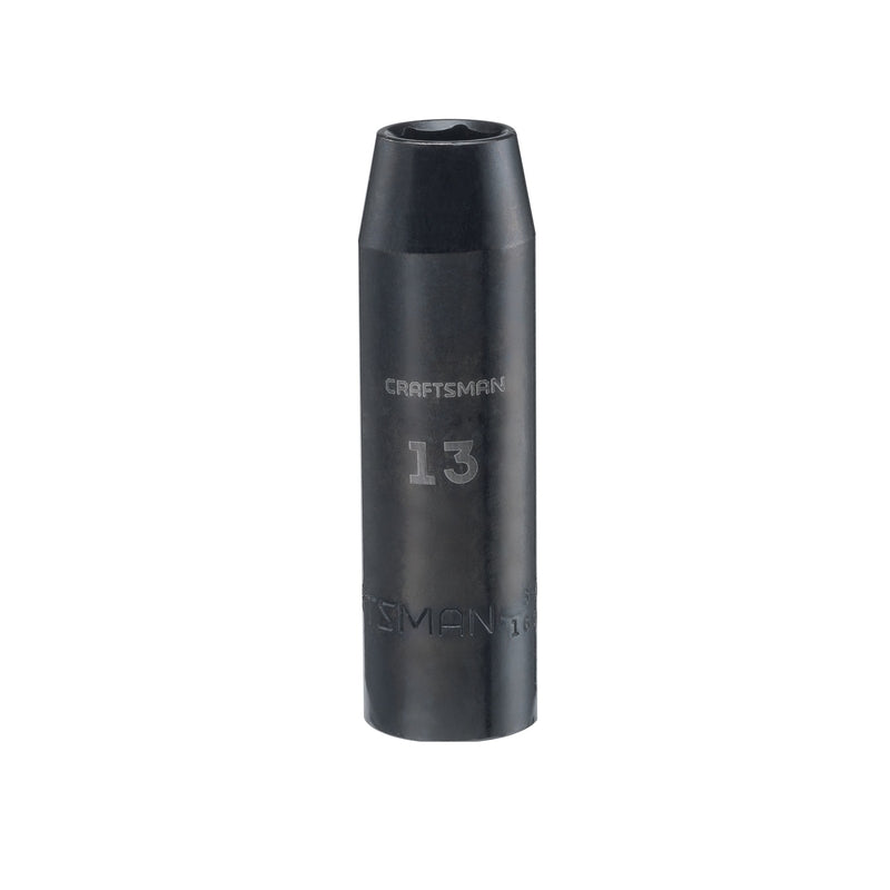 Craftsman 13 mm X 1/2 in. drive Metric 6 Point Deep Deep Impact Socket 1 pc