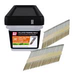 Grip-Rite 2-3/8 in. L X 12 Ga. Angled Strip Hot-Dip Galvanized Framing Nails 30 deg 1000 pk