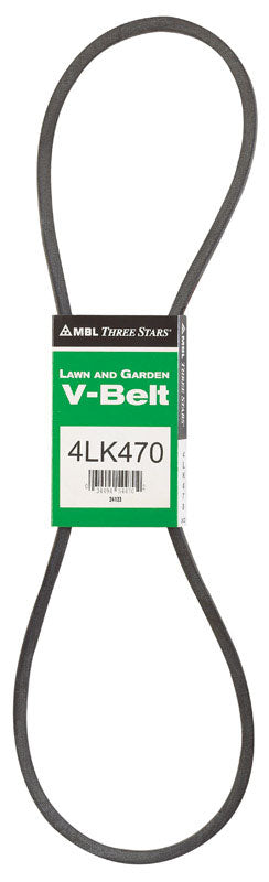 Mitsuboshi Super KB Standard V-Belt 0.5 in. W X 47 in. L For Riding Mowers