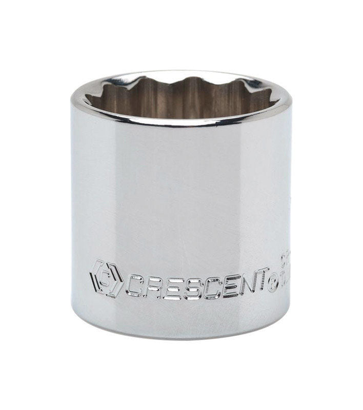 Crescent 7/16 in. X 3/8 in. drive SAE 12 Point Standard Socket 1 pc