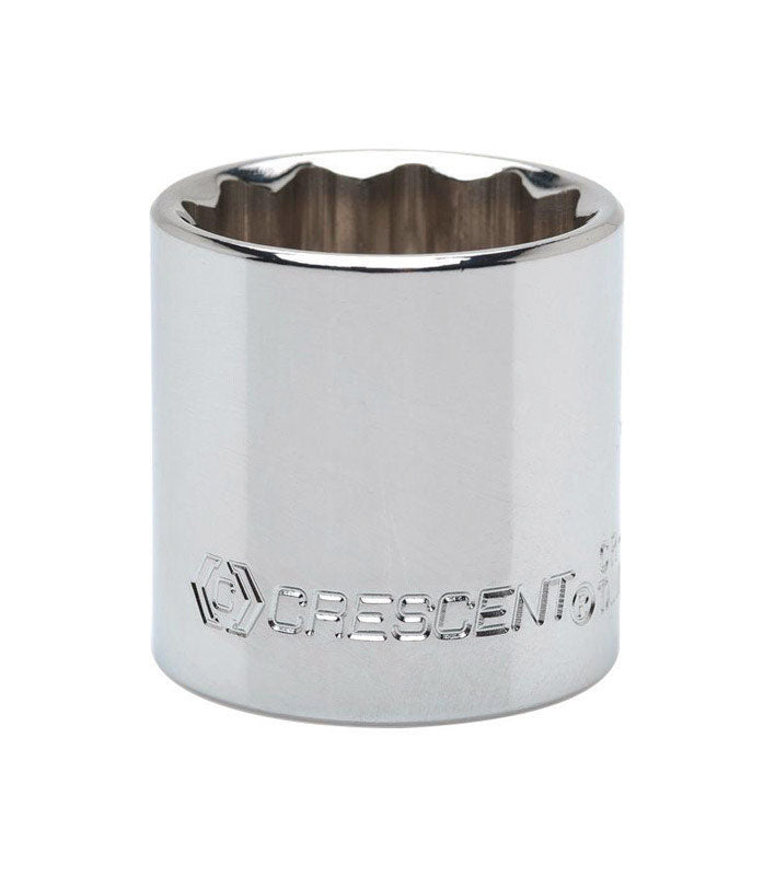 Crescent 3/8 in. X 3/8 in. drive SAE 12 Point Standard Socket 1 pc