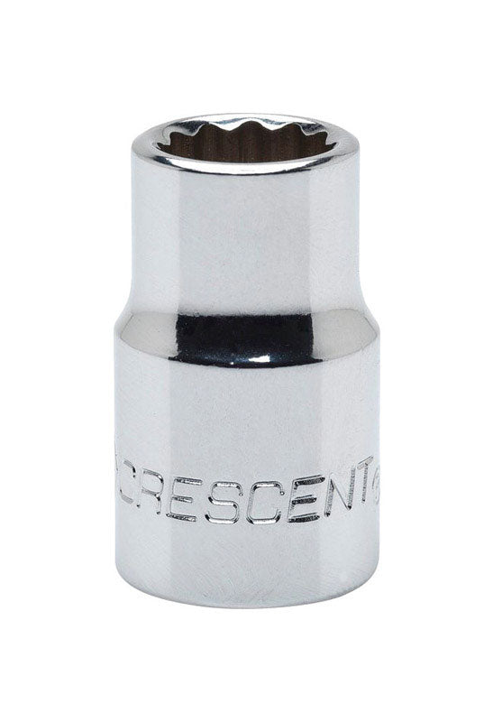 Crescent 9 mm X 3/8 in. drive Metric 12 Point Standard Socket 1 pc