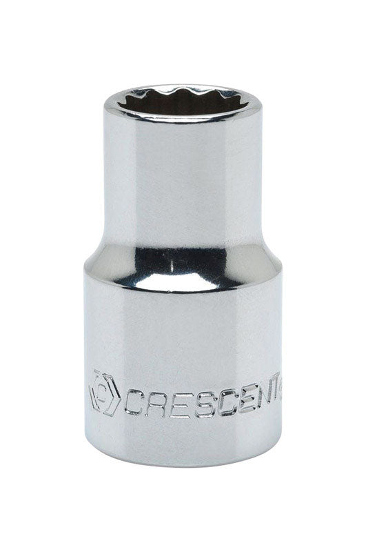 Crescent 21 mm X 1/2 in. drive Metric 12 Point Standard Socket 1 pc