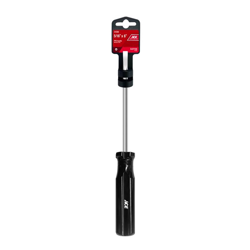 Ace 5/16 in. X 6 in. L Slotted Screwdriver 1 pc