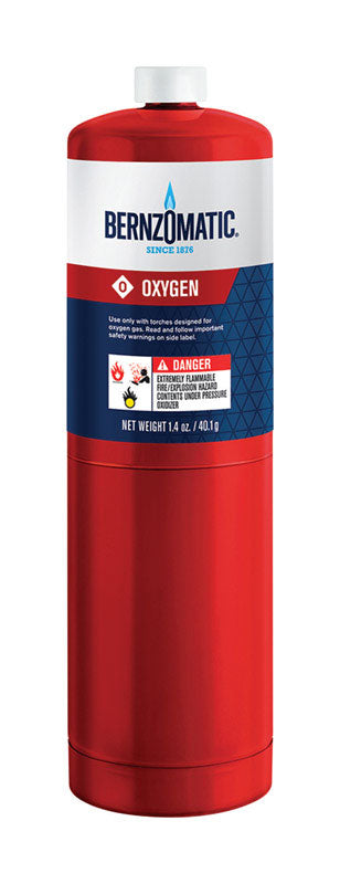 Bernzomatic 1.4 oz Oxygen Cylinder 1 pc Oxygen
