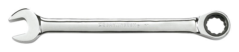 GEARWRENCH 1/2 inch in. X 1/2 inch in. 12 Point SAE Ratcheting Combination Wrench 7.839 in. L 1 pc