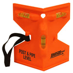 Johnson 9 in. Plastic Post and Pipe Level 3 vial