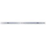 Johnson 48 in. L X 2 in. W Aluminum Heavy Duty Straight Edge SAE