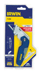 Irwin FK150 Folding 6.3 in. Lockback Utility Knife Blue 1 pk