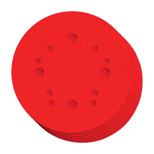 Diablo 5 in. Ceramic Blend Hook and Lock Sanding Disc Assorted Grit Assorted 7 pc