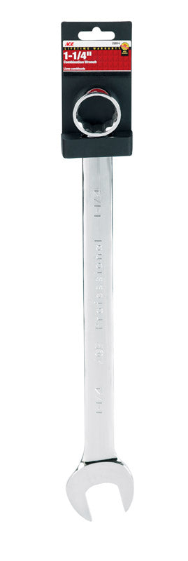 Ace Pro Series 1-1/4 in. X 1-1/4 in. SAE Combination Wrench 16.7 in. L 1 pc