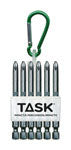 Task Tools Phillips 3 in. L Carabiner Bit Clip Steel 6 pc