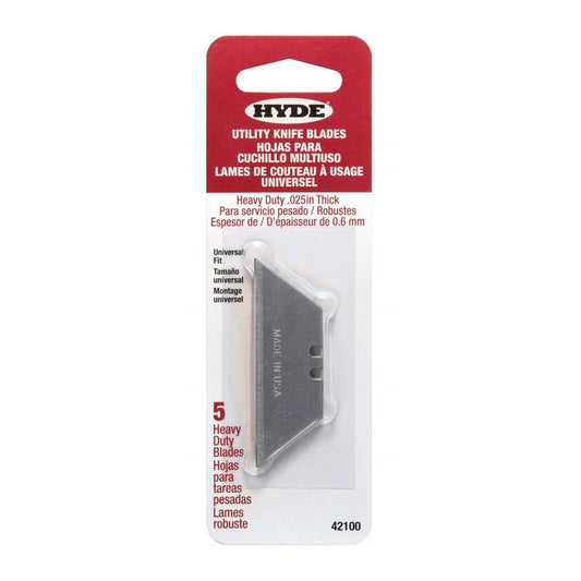 Hyde Steel Heavy Duty Replacement Blade 2-1/2 in. L 5 pk