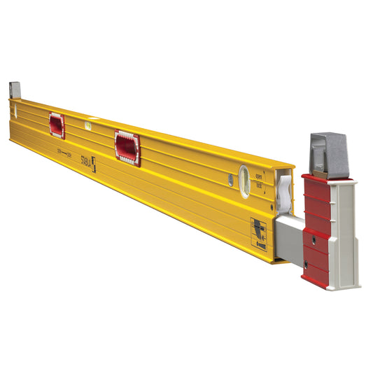 STABILA 120 in. Aluminum Type 106T Plate Level 3 vial