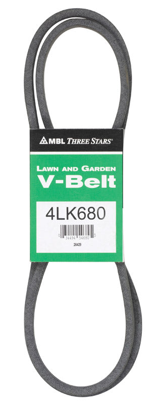 Mitsuboshi Super KB Standard V-Belt 0.5 in. W X 68 in. L For Riding Mowers