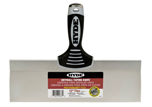 Hyde Stainless Steel Taping Knife 12 in. W X 9.3 in. L