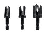Make it Snappy Steel Tapered Plug Cutter Set Hex 3 pc