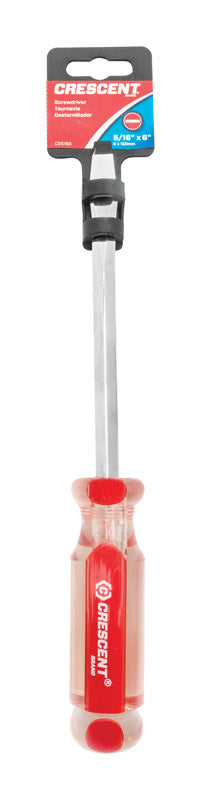Crescent 5/16 in. X 6 in. L Slotted Screwdriver 1 pc