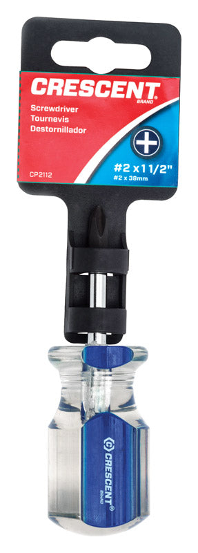 Crescent #2 X 1-1/2 in. L Phillips Stubby Screwdriver 1 pc