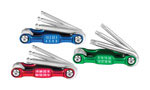 Performance Tool Metric and SAE Fold-Up Hex and Star Key Set 3 pc