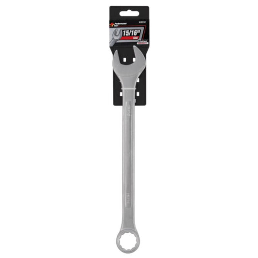 Performance Tool 15/16 in. X 15/16 in. 12 Point SAE Combination Wrench 1 pc