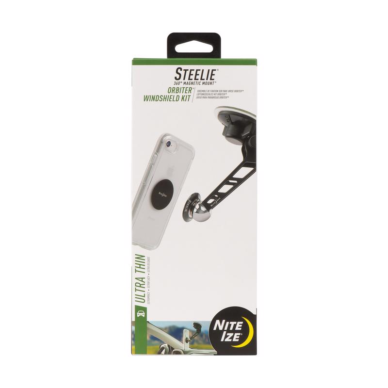 Nite Ize Steelie Black Ultra Strong Windshield Kit For All Mobile Devices