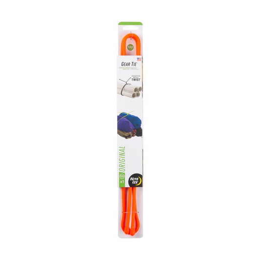 Nite Ize Gear Tie 64 in. L Orange Twist Ties 1 pk
