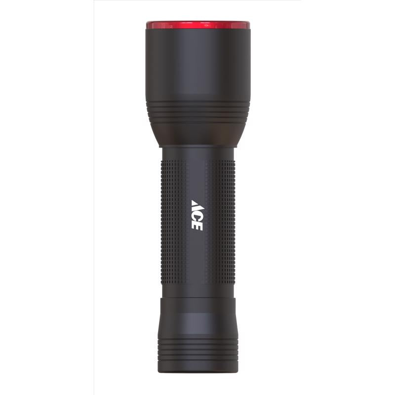 Ace 100 lm Black LED Flashlight AAA Battery