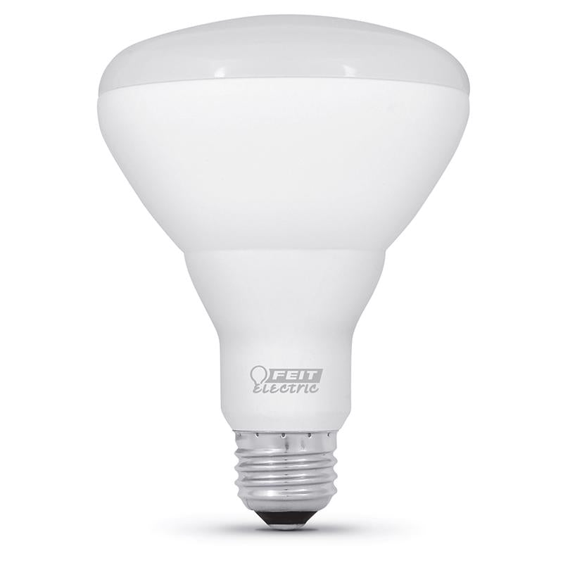 Feit BR30 E26 (Medium) LED Bulb Adjustable White 65 Watt Equivalence 6 pk
