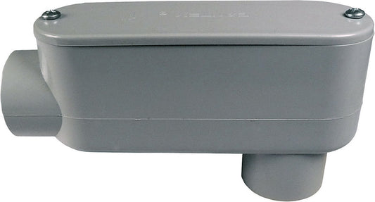 Cantex 2-1/2 in. D PVC Conduit Body For PVC 1 pk