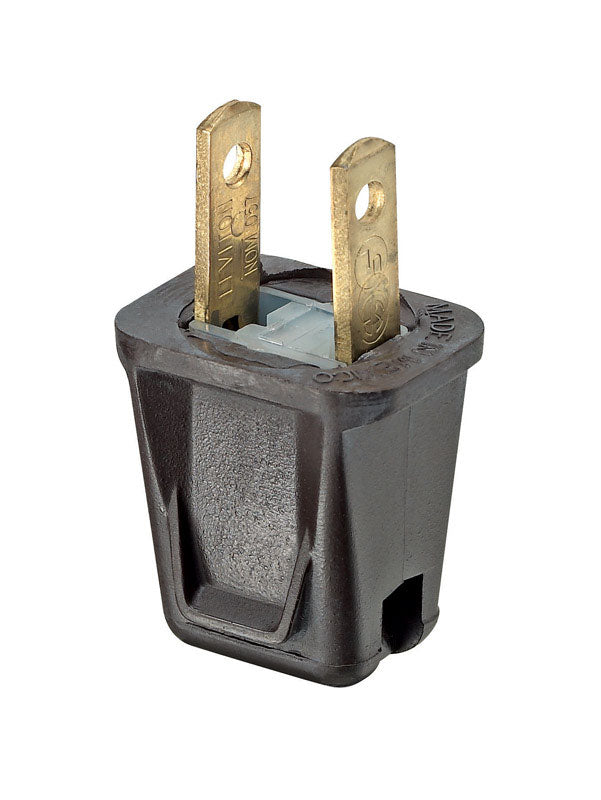 Leviton Easy-To-Wire Commercial and Residential Thermoplastic Non-Polarized Plug 1-15P