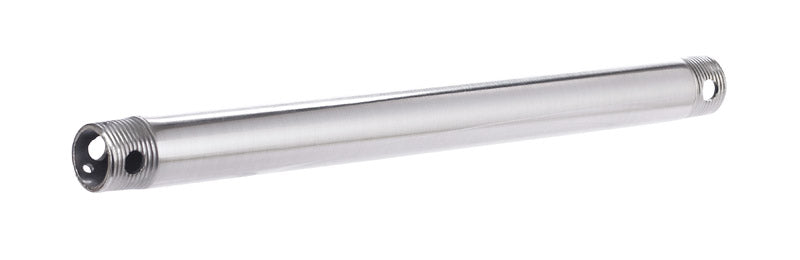 Westinghouse Ceiling Fan Down Rod 3/4 in. 12 in. Brushed Nickel Shrinkwrap