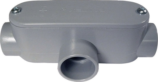 Cantex 2 in. D PVC Conduit Body For PVC 1 pk