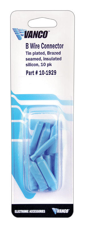 Vanco 19-20 AWG Insulated Wire Connectors Blue 10 pk