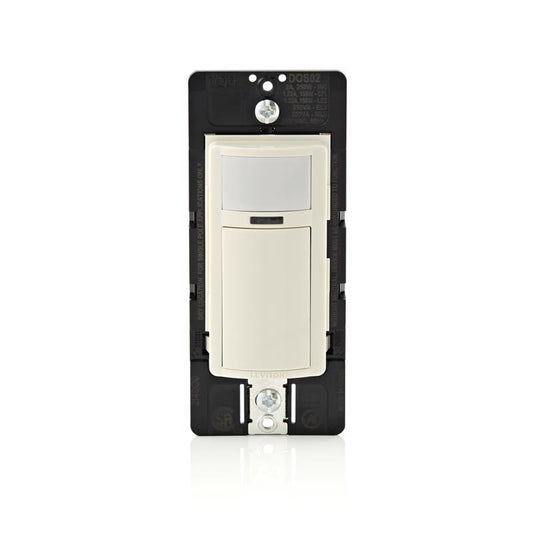 Leviton Decora 2.5 amps Single Pole Motion Sensor Switch Light Almond 1 pk