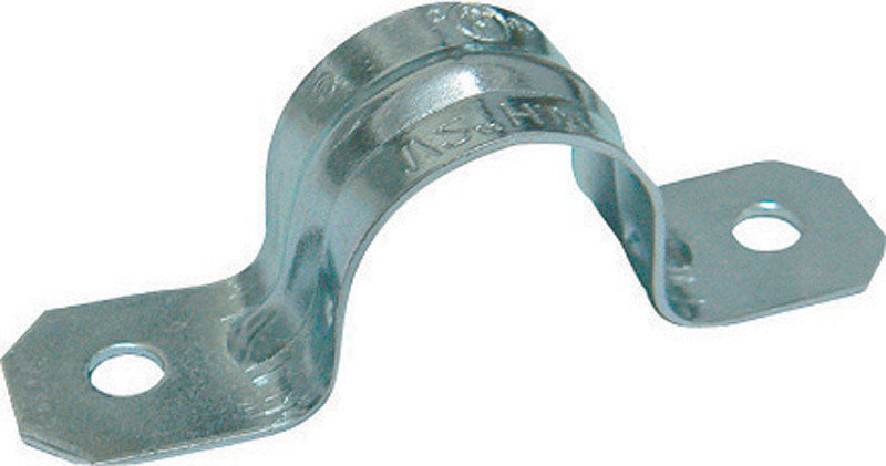 Sigma Engineered Solutions ProConnex 3/4 in. D Zinc-Plated Steel 2 Hole Strap 50 pk