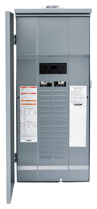 Square D HomeLine 200 amps 120/240 V 30 space 60 circuits Wall Mount Main Breaker Load Center