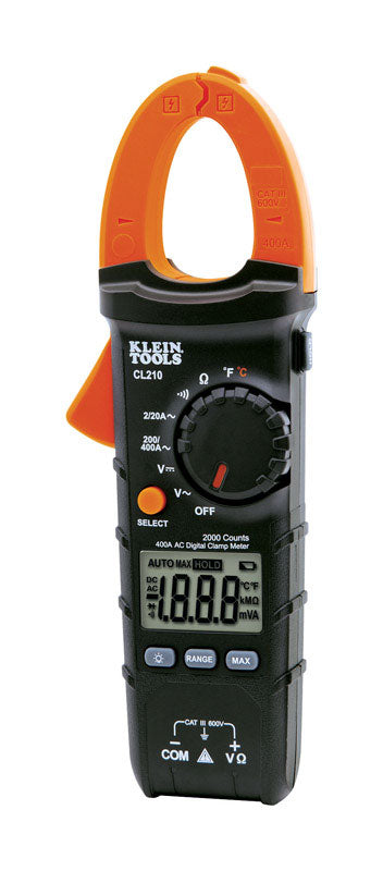 Klein Tools -40 - 1832 Â°F LCD Clamp Meter