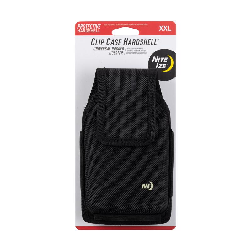 Nite Ize Hardshell Black XXL Cell Phone Case w/Clip For Universal