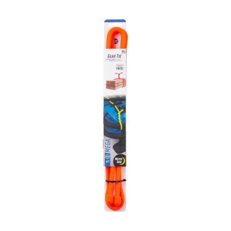 Nite Ize Gear Tie 64 in. L Orange Twist Ties 1 pk