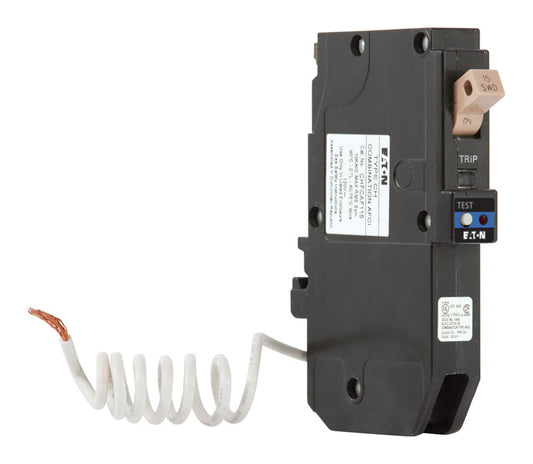 Eaton Cutler-Hammer 15 amps Arc Fault Single Pole Circuit Breaker
