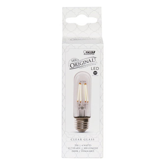 Feit T10 E26 (Medium) LED Bulb Soft White 40 Watt Equivalence 1 pk